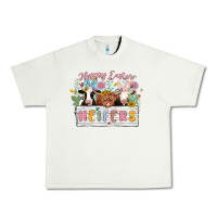 Pistachio happy easter heifers Urban Heavy Tee - MaliasSmallBusiness