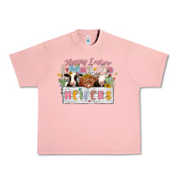 Salmon happy easter heifers Urban Heavy Tee - MaliasSmallBusiness