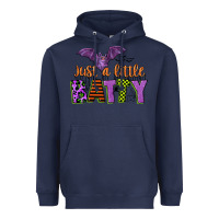 Navy just a little batty Heavyweight Hoodie - CowGirlArtShop