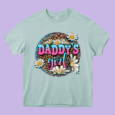 Daddy's Girl Heavy Core Tee Designed By Adodesignshop