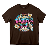 Chocolate Brown daddy's girl Heavy Core Tee - AdoDesignShop