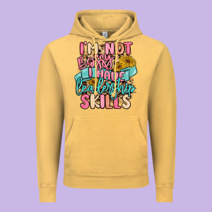 I'm Not Bossy I Just Have Leadership Skills Vintage Hoodie Designed By Maliassmallbusiness