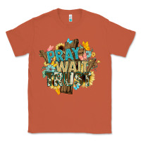 Copper pray wait trust crosses christian Classic Tee - NancyCooperArtShop