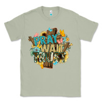 Matcha pray wait trust crosses christian Classic Tee - NancyCooperArtShop
