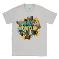 Moon Dust pray wait trust crosses christian Classic Tee - NancyCooperArtShop