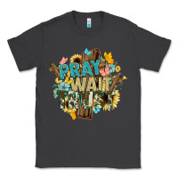 Smoke pray wait trust crosses christian Classic Tee - NancyCooperArtShop