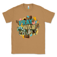 Toasted Coconut pray wait trust crosses christian Classic Tee - NancyCooperArtShop