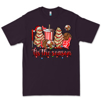 Plum tis the season christmas tree  cake baseball Premium Tee - AdoDesignShop
