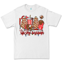 White tis the season christmas tree  cake baseball Premium Tee - AdoDesignShop