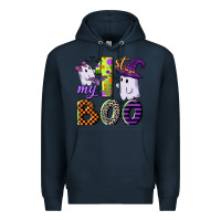 Navy my first boo Premium Hoodie - CowGirlArtShop