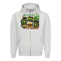 Shamrock Crusher Zipper Hoodie | Teevron