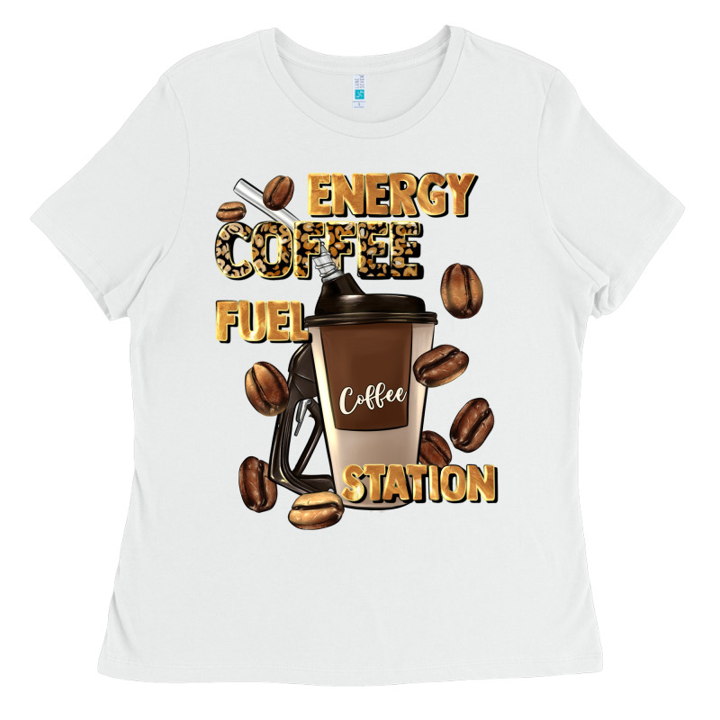Energy Coffee Fuel Station Ladies Tee by Artiststas | Teevron
