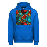 Cobalt american football helmet with leopard and gemstone Urban Hoodie - BundleAndBundleShop