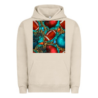 Pigment French Oak american football helmet with leopard and gemstone Urban Hoodie - BundleAndBundleShop
