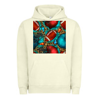 Pigment Pistachio american football helmet with leopard and gemstone Urban Hoodie - BundleAndBundleShop