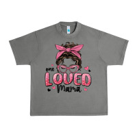Tornado one loved mama messy bun Urban Heavy Tee - MaliasSmallBusiness