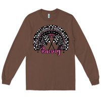 Chestnut racing checkered rainbow Long Sleeve Tee - JahusDesignShop