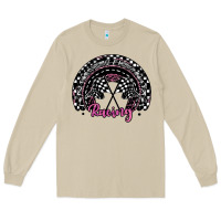 Mushroom racing checkered rainbow Long Sleeve Tee - JahusDesignShop