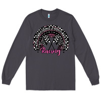 Smoke racing checkered rainbow Long Sleeve Tee - JahusDesignShop