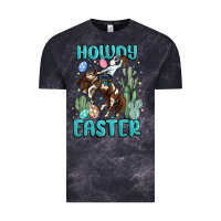Cloud Black howdy easter Vintage Tee - MaliasSmallBusiness