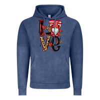 Vintage Denim love gnome Vintage Hoodie - MaliasSmallBusiness