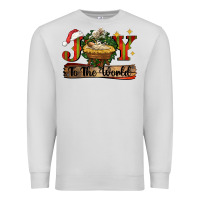 Dove Grey joy to the world Premium Sweatshirt - CowGirlArtShop