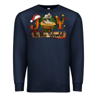 Navy joy to the world Premium Sweatshirt - CowGirlArtShop