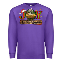 Purple joy to the world Premium Sweatshirt - CowGirlArtShop