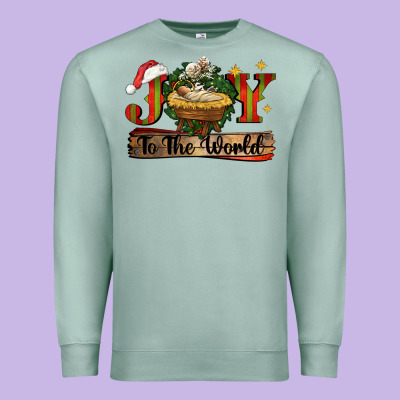 Joy To The World Premium Sweatshirt Designed By Cowgirlartshop
