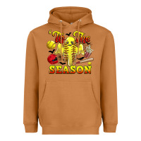 Meerkat tis the season softball halloween Heavyweight Hoodie - CowGirlArtShop