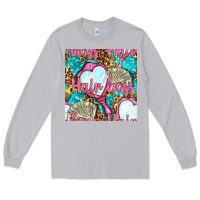 Moon Dust hair boss and hand mirror with money and leopard seamless pattern bbs Long Sleeve Tee - BundleAndBundleShop