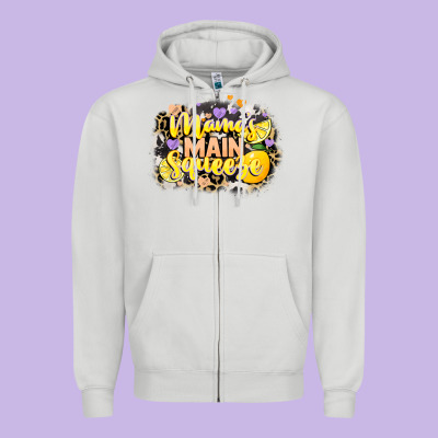 Mama's Main Squeeze Zipper Hoodie Designed By Nancycooperartshop