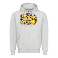 Dove Grey Mama's main squeeze Zipper Hoodie - NancyCooperArtShop