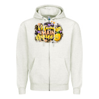 Oatmeal Heather Mama's main squeeze Zipper Hoodie - NancyCooperArtShop