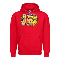 Red Mama's main squeeze Zipper Hoodie - NancyCooperArtShop