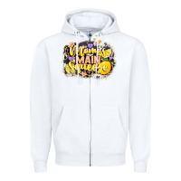 White Mama's main squeeze Zipper Hoodie - NancyCooperArtShop