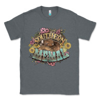 Charcoal Heather southern memal western flowers Classic Tee - NancyCooperArtShop