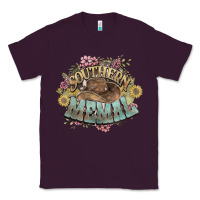 Plum southern memal western flowers Classic Tee - NancyCooperArtShop