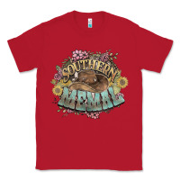 Red southern memal western flowers Classic Tee - NancyCooperArtShop