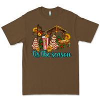 Cacao tis the seasin with christmas cake abd jesus Premium Tee - AdoDesignShop