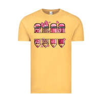 Vintage Mustard custom name valentine's day school pencils Vintage Tee - MaliasSmallBusiness
