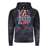Cloud Black i'm a 80's kinda girl Vintage Hoodie - MaliasSmallBusiness