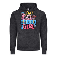 Vintage Black i'm a 80's kinda girl Vintage Hoodie - MaliasSmallBusiness
