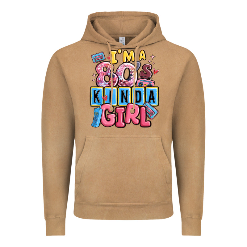 I'm A 80's Kinda Girl Vintage Hoodie by MaliasSmallBusiness | Teevron