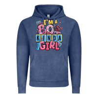 Vintage Denim i'm a 80's kinda girl Vintage Hoodie - MaliasSmallBusiness