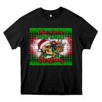 Black when you’re dead inside but it's christmas tumbler Heavy Core Tee - BundleAndBundleShop