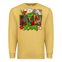 Antique Gold lpn licensed practical claus Premium Sweatshirt - CowGirlArtShop