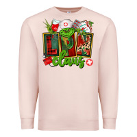 Pale Pink lpn licensed practical claus Premium Sweatshirt - CowGirlArtShop
