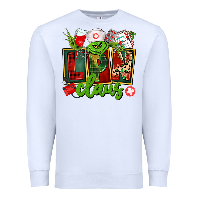 Lpn Licensed Practical Claus Premium Sweatshirt by CowGirlArtShop | Teevron