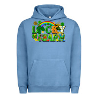Pigment Pebble Blue lucky charm Urban Hoodie - FaDigitalArtStudio